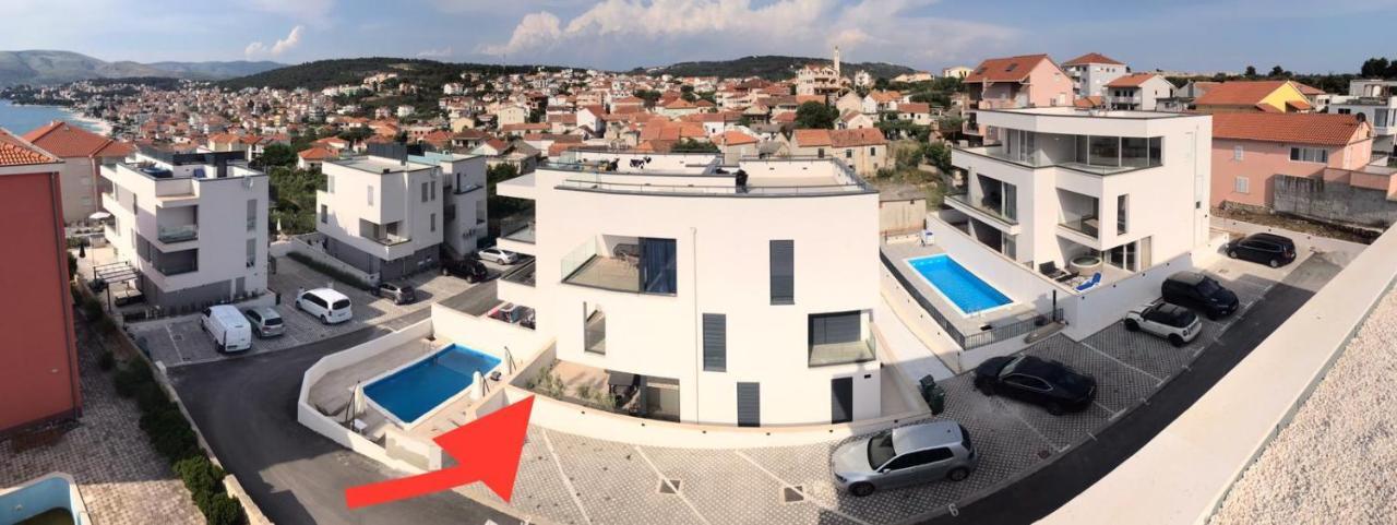 Luxury Apartment Casia With Heated Pool And Pleasent Terrace Trogir Exterior foto